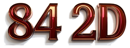 84 2d logo
